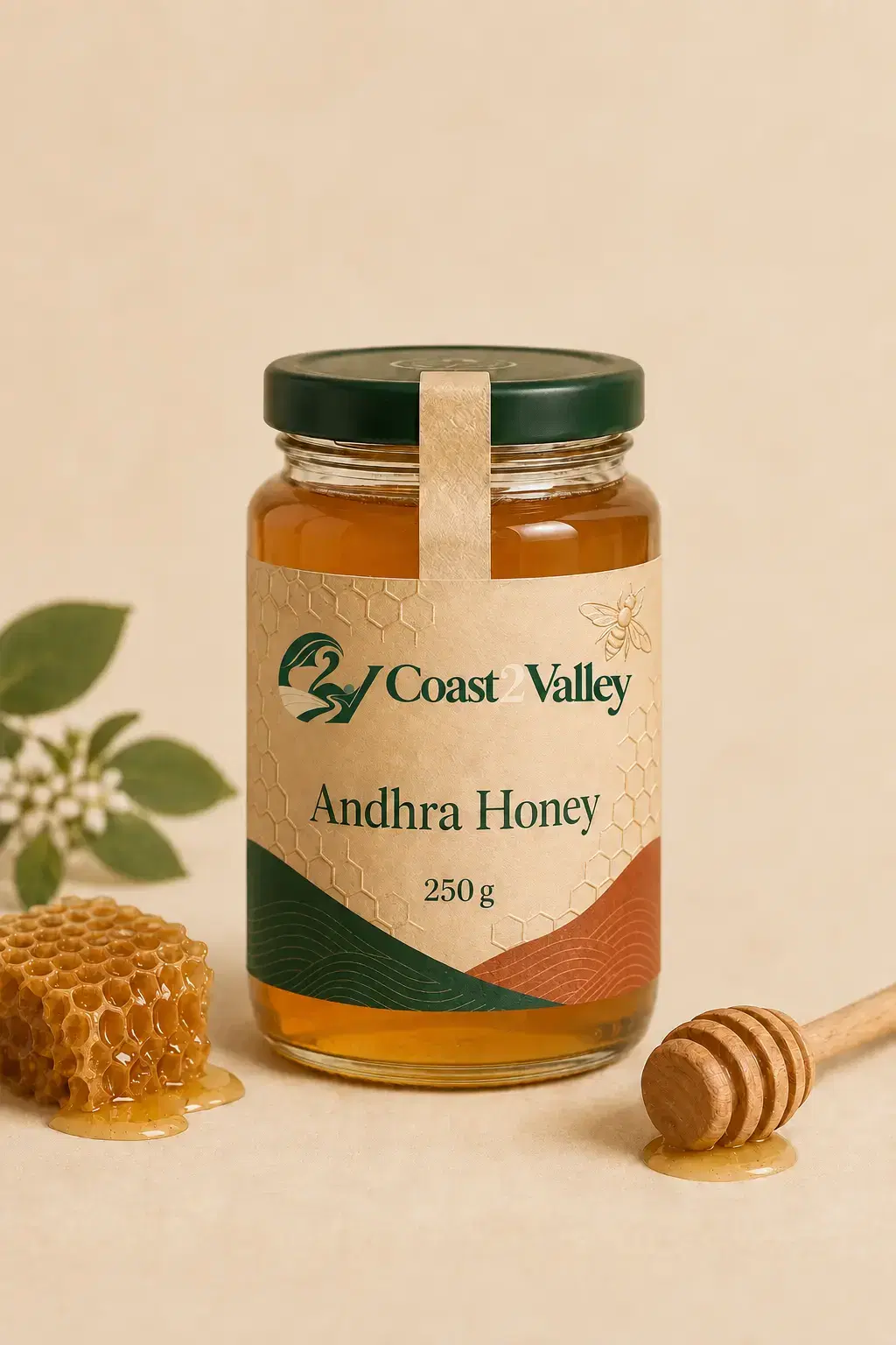 Andhra Honey sample packaging